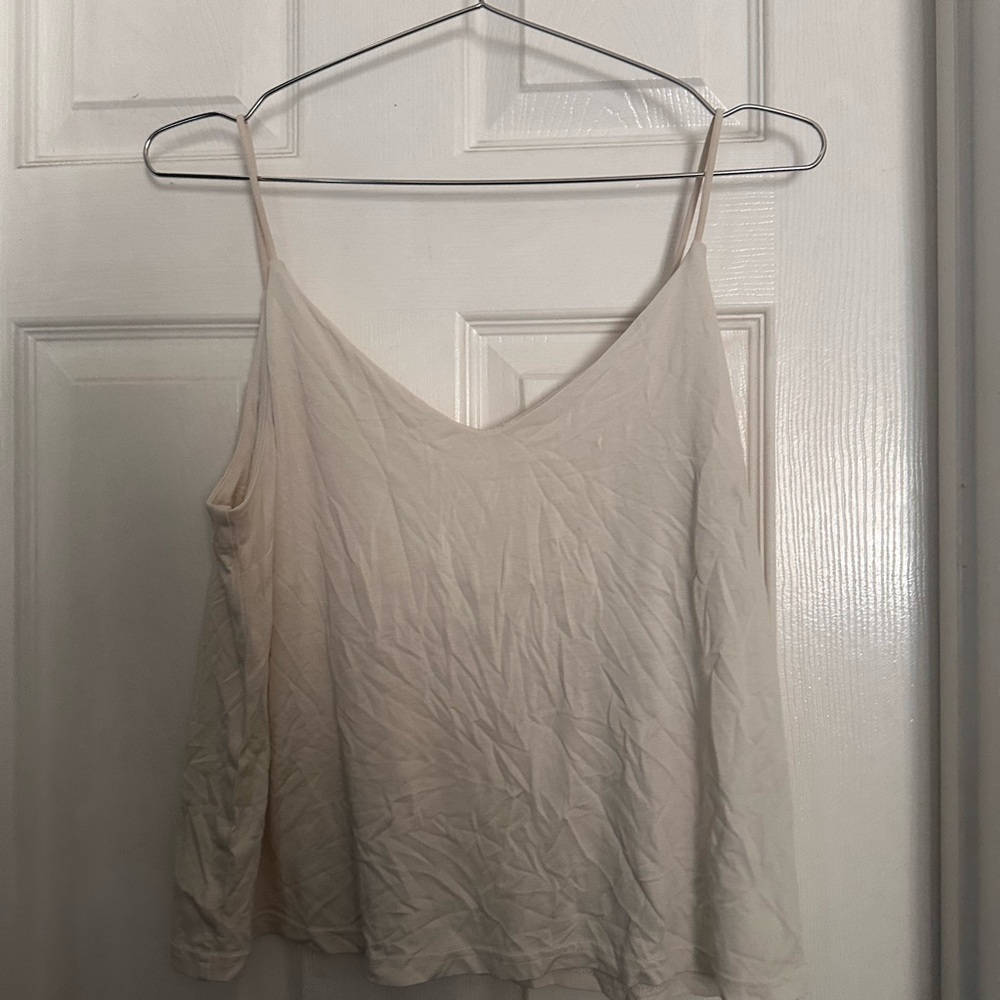 (5 for $25) Abound Cream Crop Camisole Top